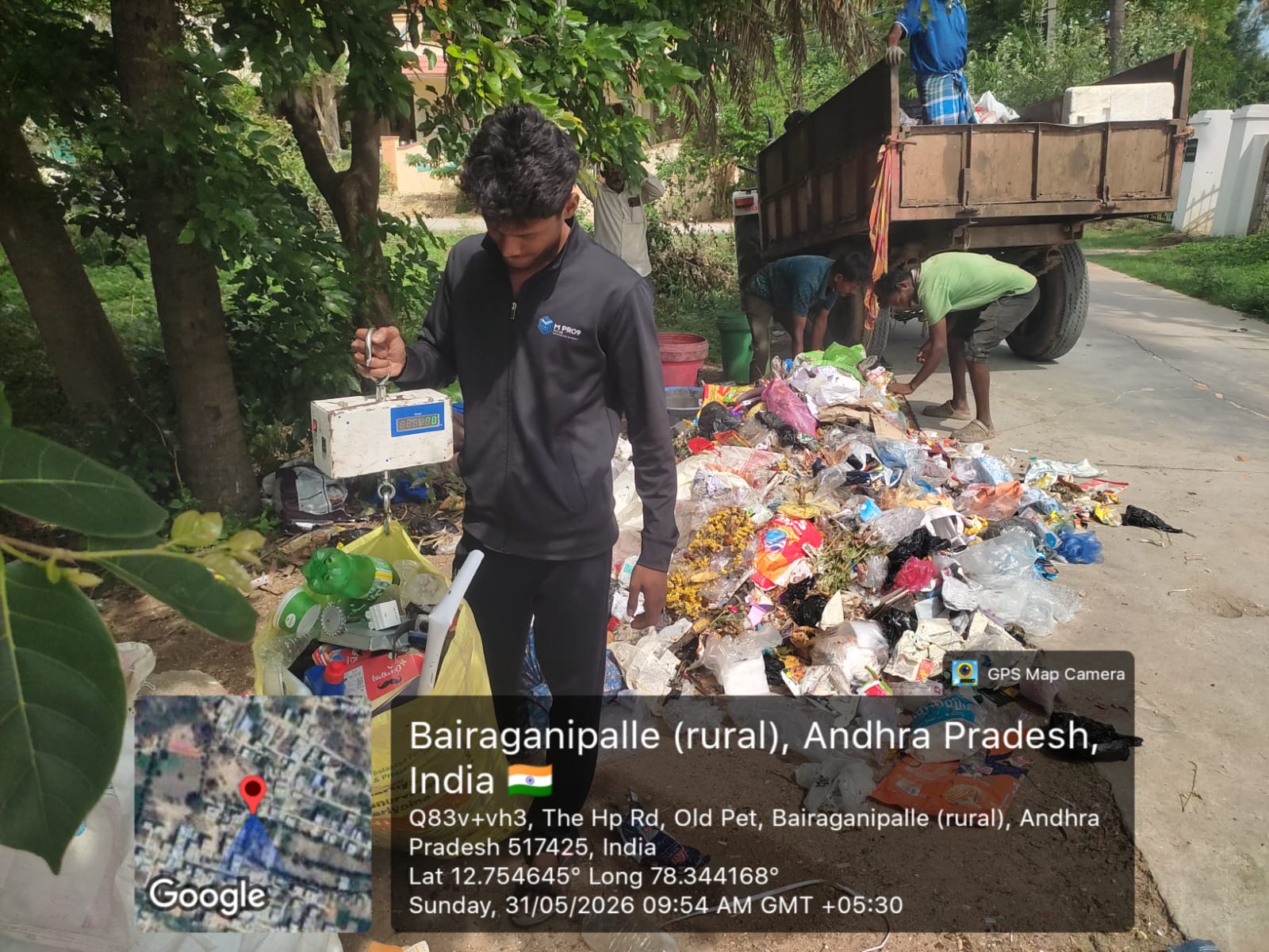 WASTRAQ waste site verification in Kuppam